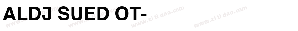 ALDI SUED OT字体转换